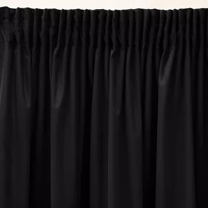 Zasłona gotowa na taśmie SIBEL 140x270 Pierre Cardin Eurofirany czarna