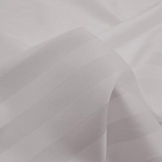 Poszewka satyna bambusowo-bawełniana STRIPE GREY 70x80 Darymex jednokolorowa szara z listwą