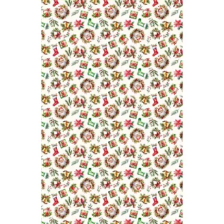 ŚWIĄTECZNY MIX Obrus NINA WODOODPORNA, 140x220cm, kolor 009 wielokolorowy  PBN277/KSP/C09/140220/1
