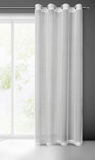 Firana gotowa na przelotkach MEGI 140x250 Eurofirany biały