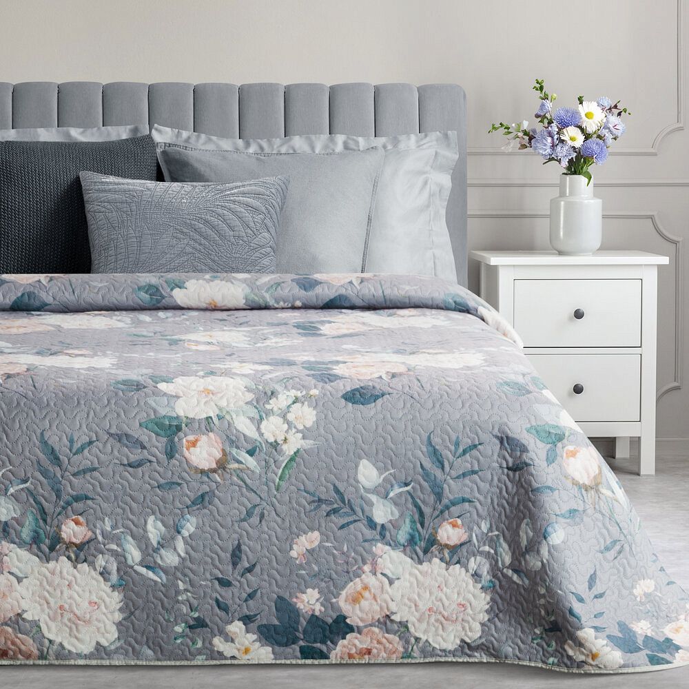 Narzuta dekoracyjna ROSITA 170x210 srebrny