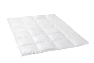 Kołdra puchowa CIEPŁA 155x200 PREMIUM biała 100% puch