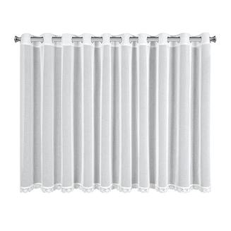 Firana gotowa na przelotkach SUZAN 350x140 Eurofirany biały