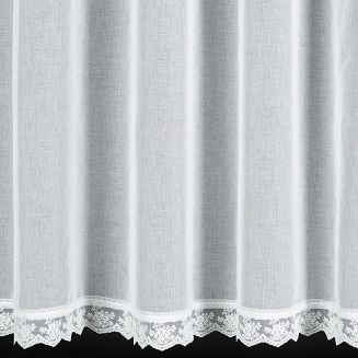 Firana gotowa na przelotkach SUZAN 350x140 Eurofirany biały