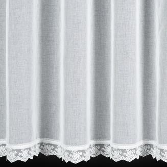 Firana gotowa na przelotkach SUZAN 350x140 Eurofirany biały