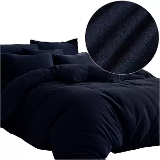 Pościel frotte 200x220 Darymex ciemnogranatowa
