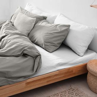 Prześcieradło flanelowe z gumką 90x200 Darymex białe