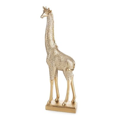Figurka dekoracyjna HARIS Eurofirany żyrafa złota