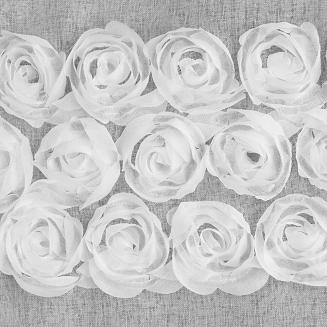 Firana gotowa na przelotkach ROSALIE 140x250 Eurofirany biały