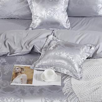 Ekskluzywna Pościel Atłasowa Z Haftem 160x200 AT007