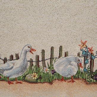 Obrus dekoracyjny 100x100 Eurofirany naturalny