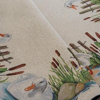 Obrus dekoracyjny 100x100 Eurofirany naturalny