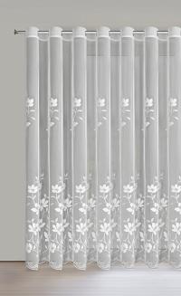 Firana gotowa na przelotkach SANDI 350x250 Eurofirany biały