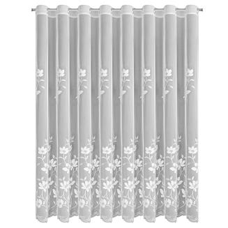 Firana gotowa na przelotkach SANDI 350x250 Eurofirany biały