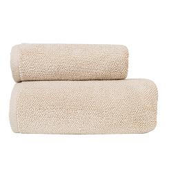 Ręcznik bawełniany LEON 70x140 strukturalne frotte kremowy
