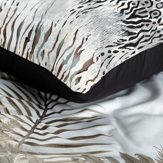 Pościel satynowa EVA 160x200 Eva Minge Eurofirany stalowy