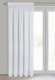 Firana gotowa na taśmie ARLETA Eurofirany biały