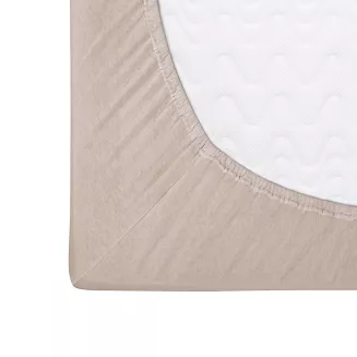 Prześcieradło jersey z gumką 80x160 Darymex beżowe