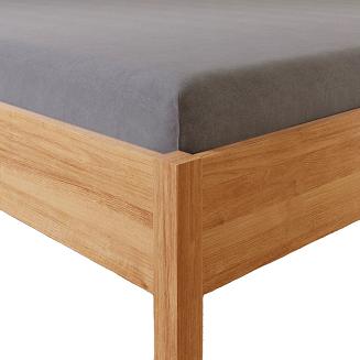 Prześcieradło jersey z gumką 90x200 DREAMY PREMIUM ciemnoszare