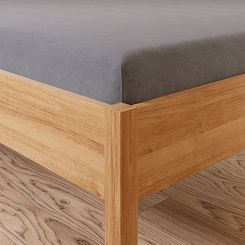Prześcieradło jersey z gumką 90x200 DREAMY PREMIUM ciemnoszare