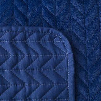Narzuta dekoracyjna MOXIE 220x240 velvet granatowa