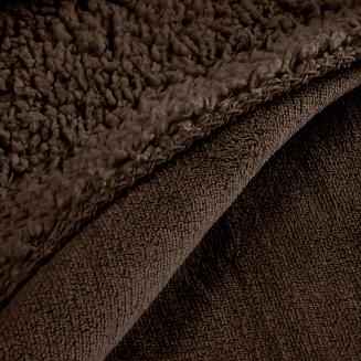 Koc narzuta TEDY 70x160 Eurofirany ciemnobrązowy