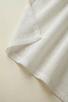 Biała Zasłona na Przelotkach 140x250 Lenny