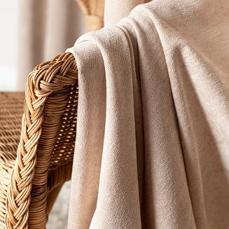 Zasłona gotowa na przelotkach SOFT 140x260 beżowa