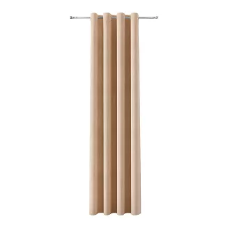 Zasłona gotowa na przelotkach SOFT 140x260 beżowa