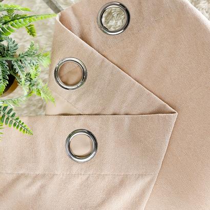 Zasłona gotowa na przelotkach SOFT 140x260 beżowa