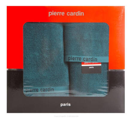 Komplet ręczników 3 szt. EVI Pierre Cardin ciemny turkus