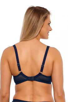 Biustonosz Semi-Soft Sonia 1058 półusztywniany granatowy