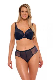 Biustonosz Semi-Soft Sonia 1058 półusztywniany granatowy