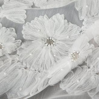 Zasłona gotowa na przelotkach JASMIN 140x250 Eva Minge Eurofirany biały