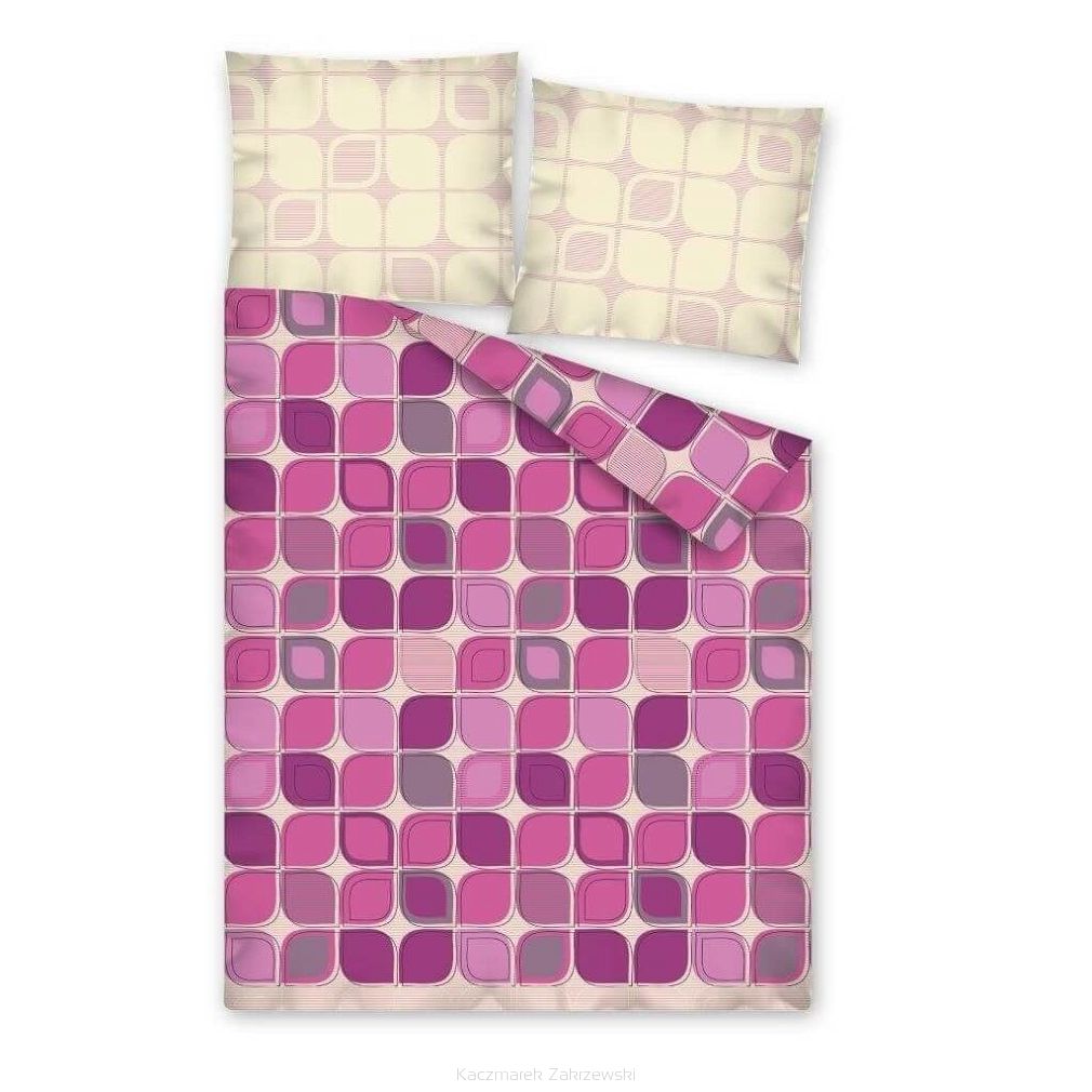 Pościel flanelowa 160x200 krata wzór 2059B