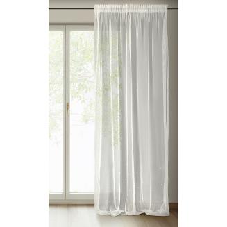 Firana gotowa na taśmie HOLY 140x270 Eurofirany kremowy