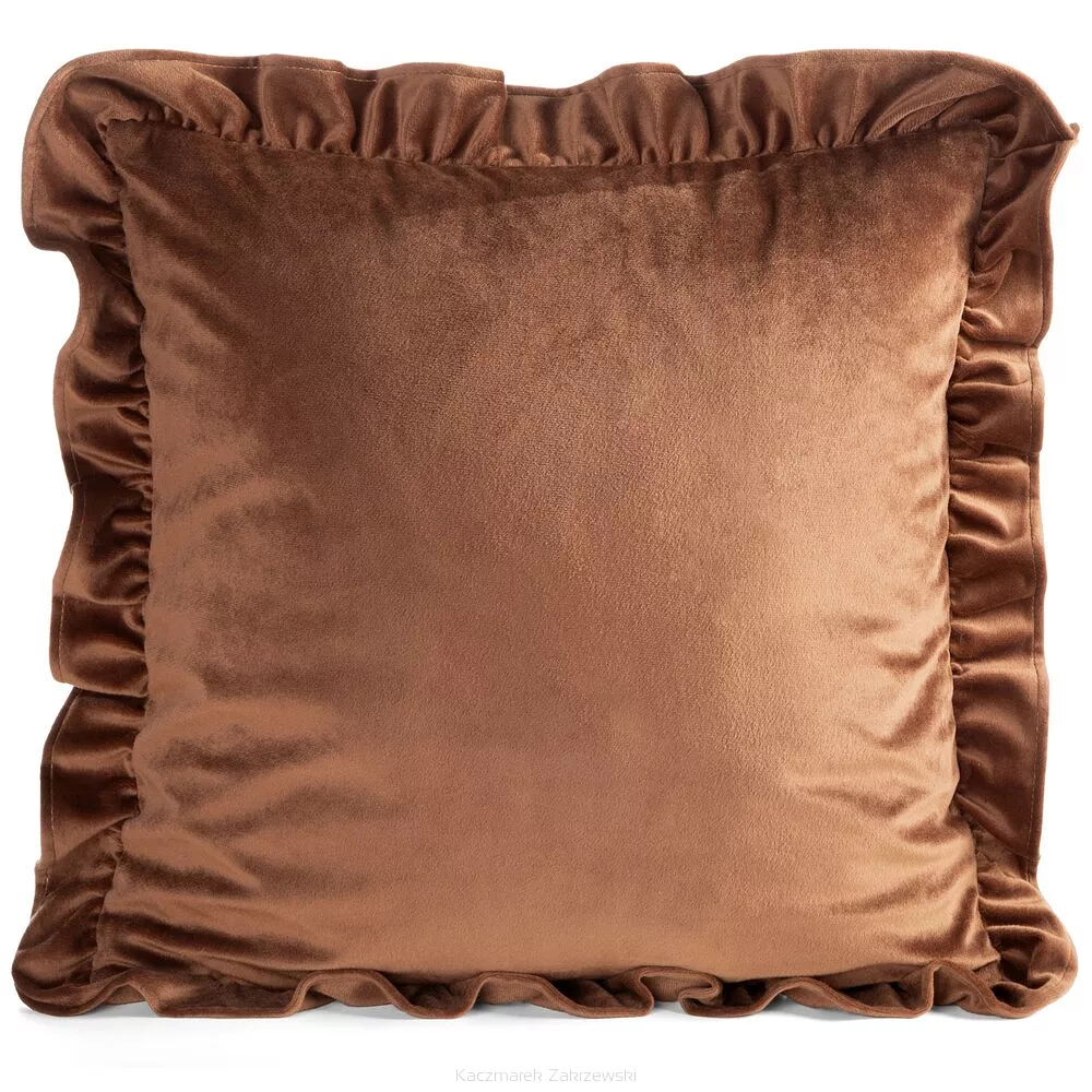 Poszewka dekoracyjna BRENDA1 45x45 Eurofirany rudy