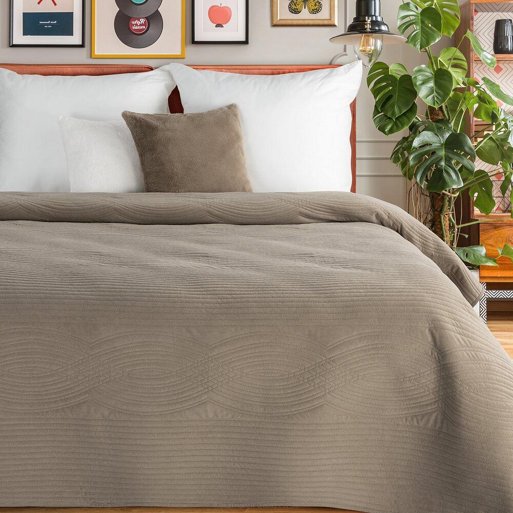 Narzuta dekoracyjna VELVET2 220x240 beżowy