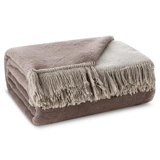 Koc narzuta DUO Eurofirany brązowy