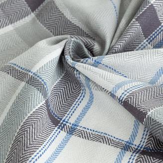 Ścierka kuchenna OLIVIA 50x70 Eurofirany popielat niebieska kratka