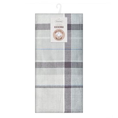 Ścierka kuchenna OLIVIA 50x70 Eurofirany popielata niebieska kratka