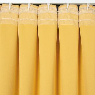 Zasłona gotowa na taśmie MILAN 140x300 Eurofirany musztardowy