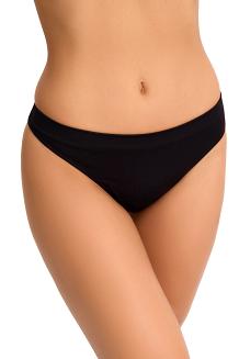 Stringi mini damskie Jasmin 010 bezszwowe czarne