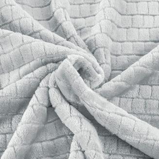 Koc narzuta CINDY-2 170x210 srebrny