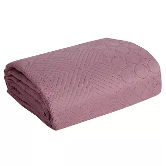 Narzuta dekoracyjna BONI 170x210 różowy