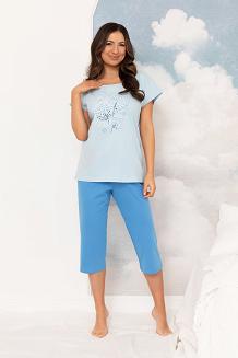 Piżama damska REGINA kod 4010 niebieski