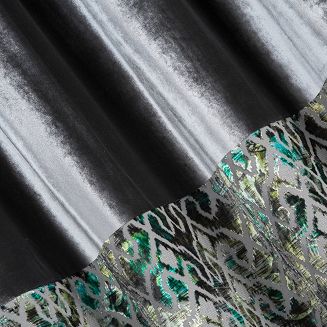 Zasłona gotowa na taśmie LE 140x270 Eurofirany ciemnoszary