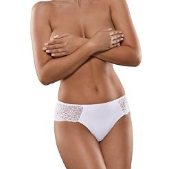 Brazyliany damskie z koronką Babell kod 142 białe