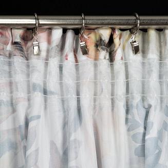 Zasłona gotowa na taśmie ADELINE 140x270 Eurofirany biały