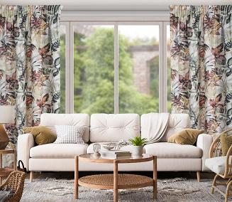 Zasłona gotowa na taśmie ADELINE 140x270 Eurofirany biały